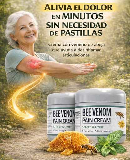 Alivio el dolor articular en minutos con extracto de veneno de abejas